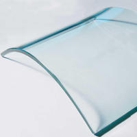Hot bending glass customized shaped curved glass 5mm-19mm