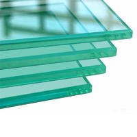 Safety glass window clear or tinted tempered glass double glazed sound proof building