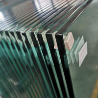 12mm toughened safety glass for balcony railing design glass pool fencing