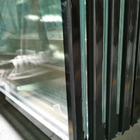 Ultra clear toughened laminated glass double glaze unit jumbo size large panel for curtain wall projects